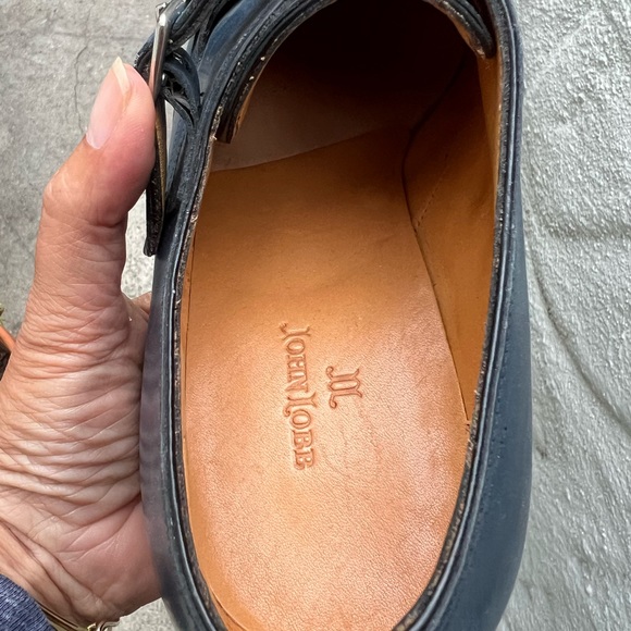 British Brand John Lobb blue leather men’s shoes size 39 - Picture 9 of 11